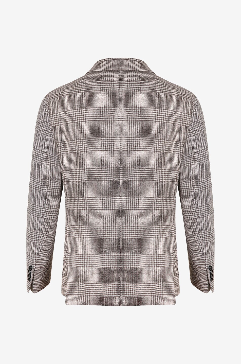 MAURIZIO BALDASSARI Supple glen check blazer Men BROWN 2