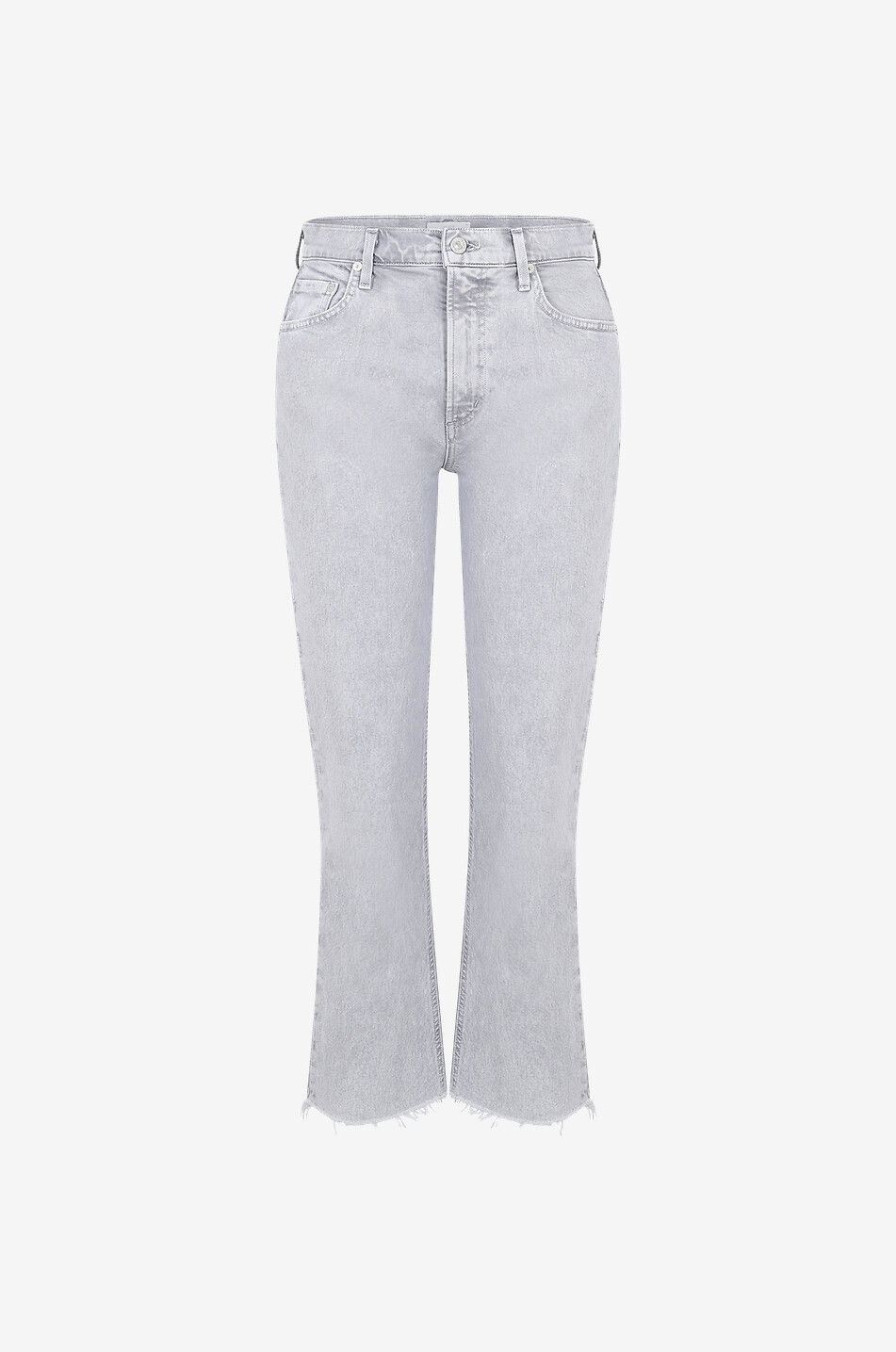 Jean bootcut raccourci en coton et viscose Isola