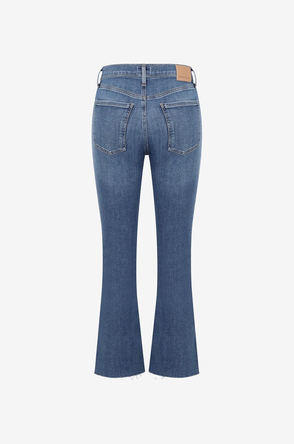 Isola cotton cropped bootcut jeans