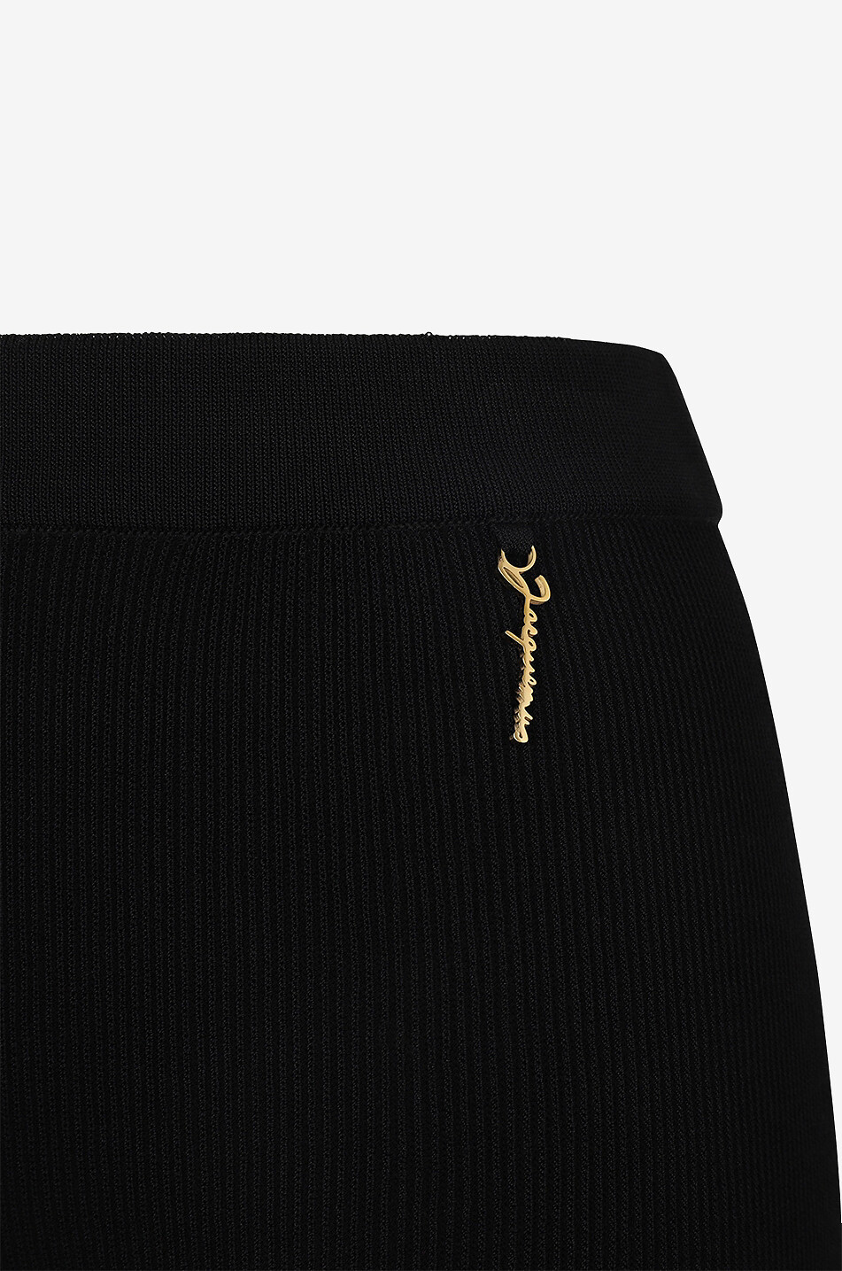 JACQUEMUS Strick-Radlershorts Le short Pralu Damen SCHWARZ 3