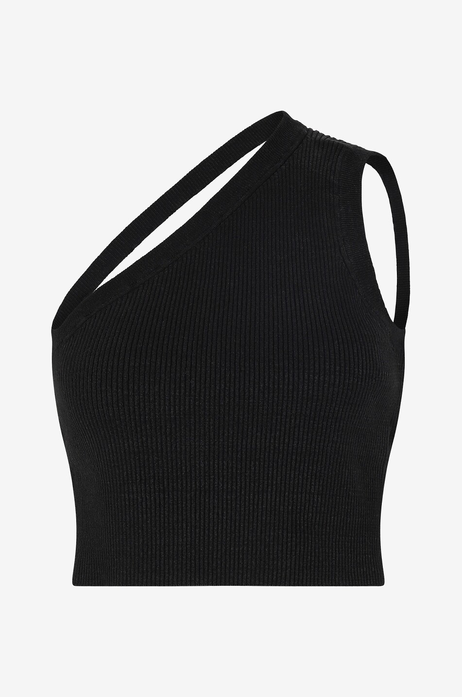 Asymmetrisches bauchfreies Top La maille Ascu