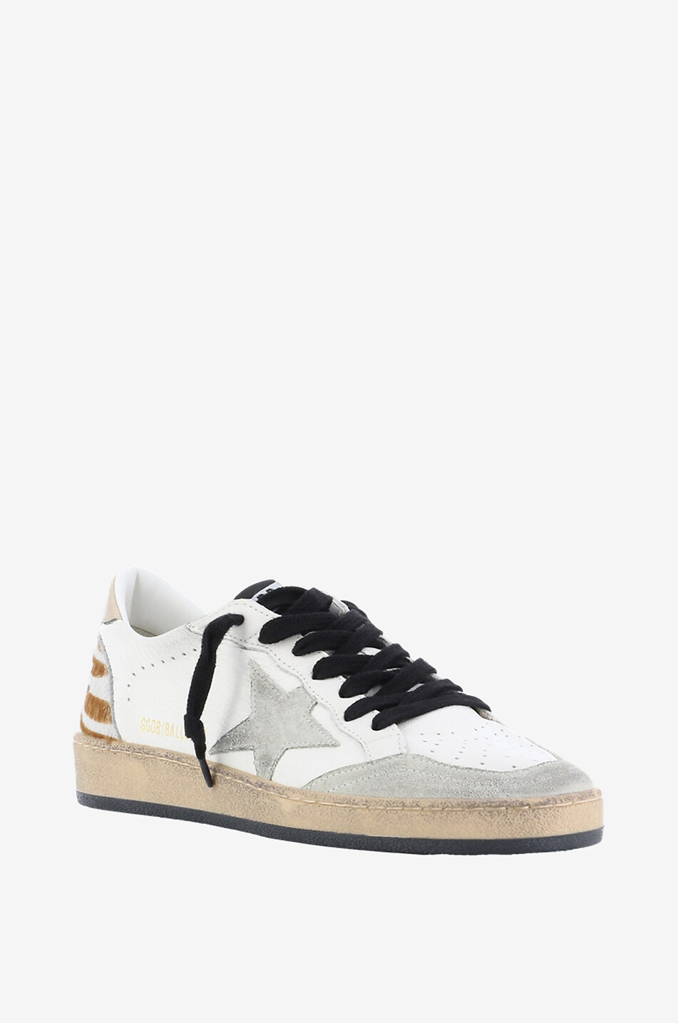 GOLDEN GOOSE Baskets basses détail zébré Ball Star Femme MULTICOLORE 1
