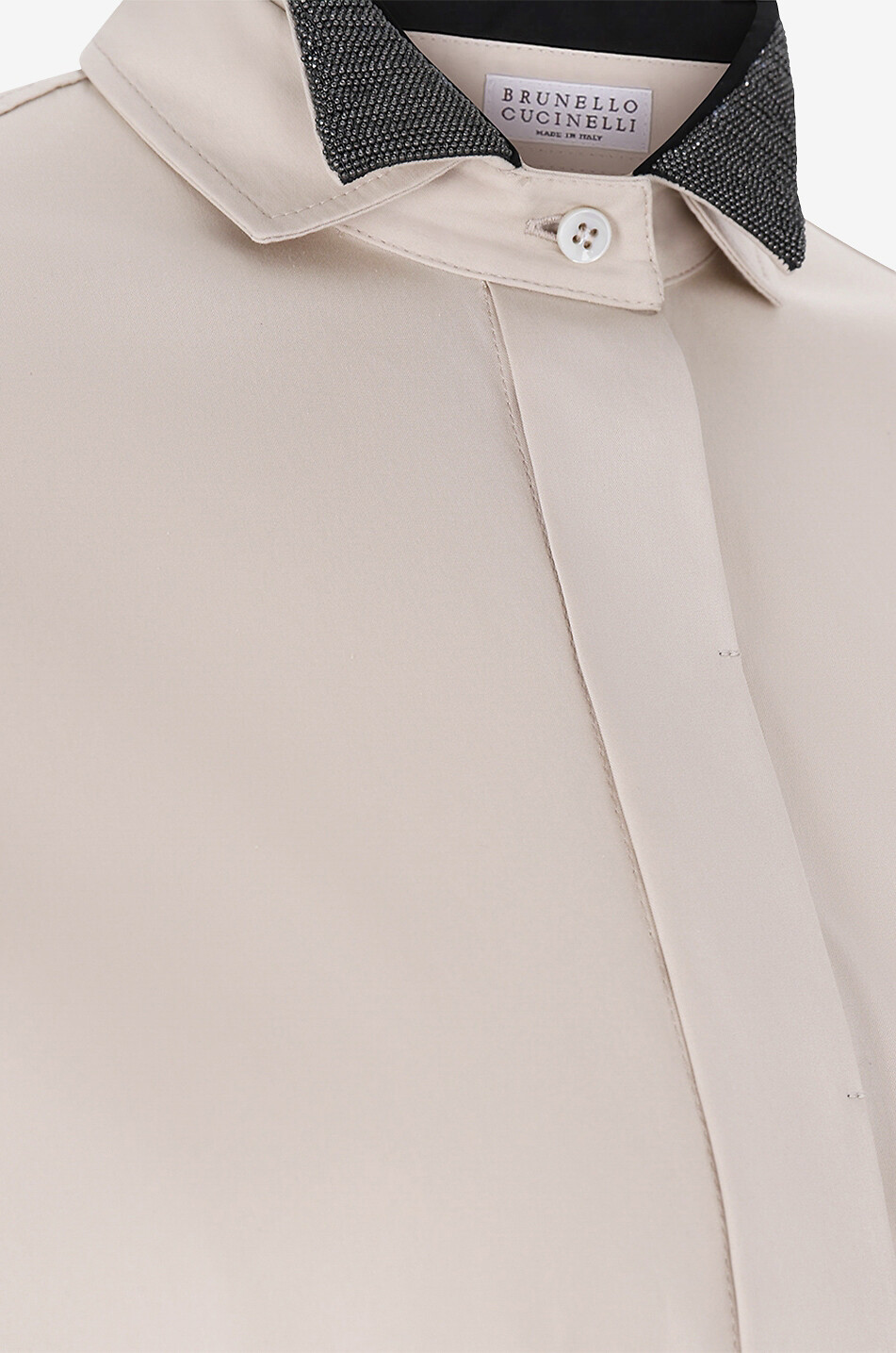 Wingtip Fantaisie stretch poplin shirt