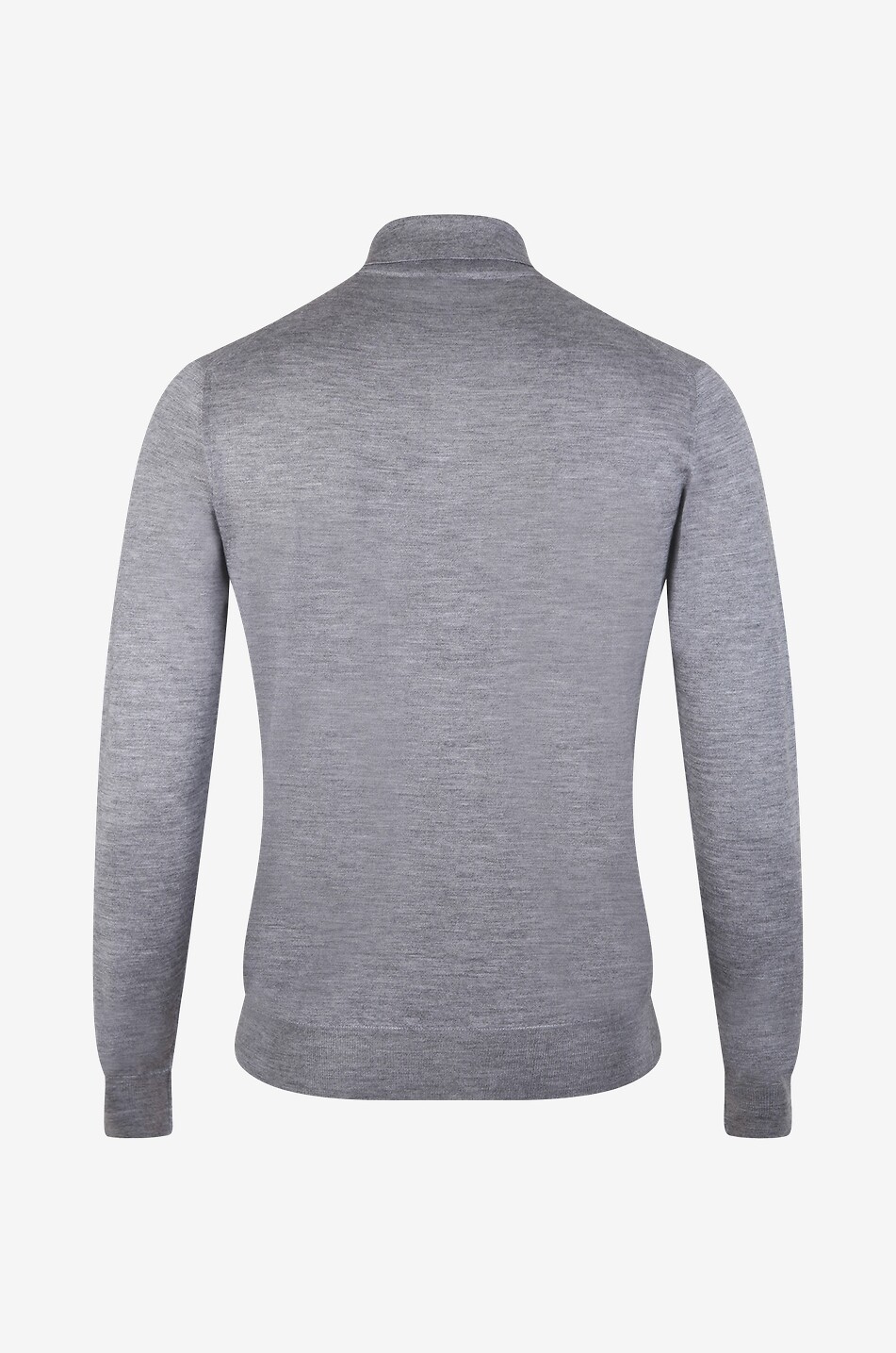 Sportman fine knit long-sleeved polo shirt
