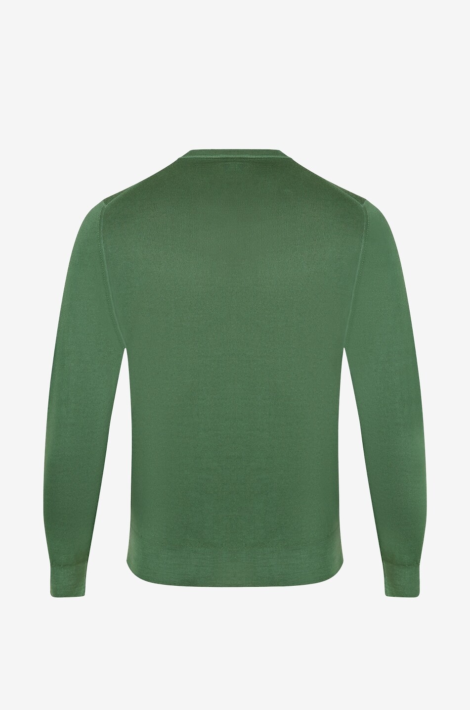 FEDELI Argentina wool crewneck jumper Men MEDIUM GREEN 2