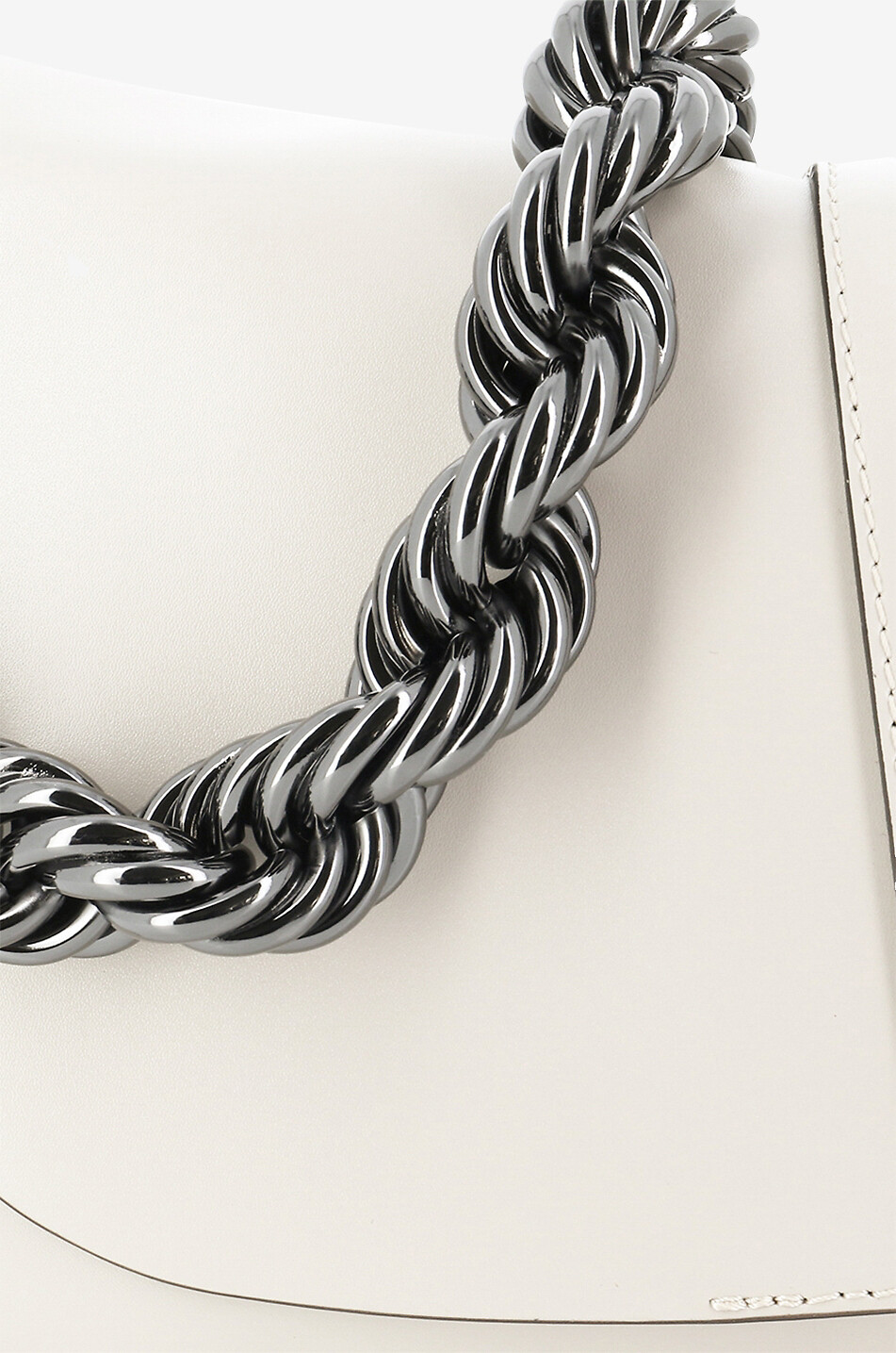 GIANNI CHIARINI Helena Round mini handbag Women EGGSHELL 6