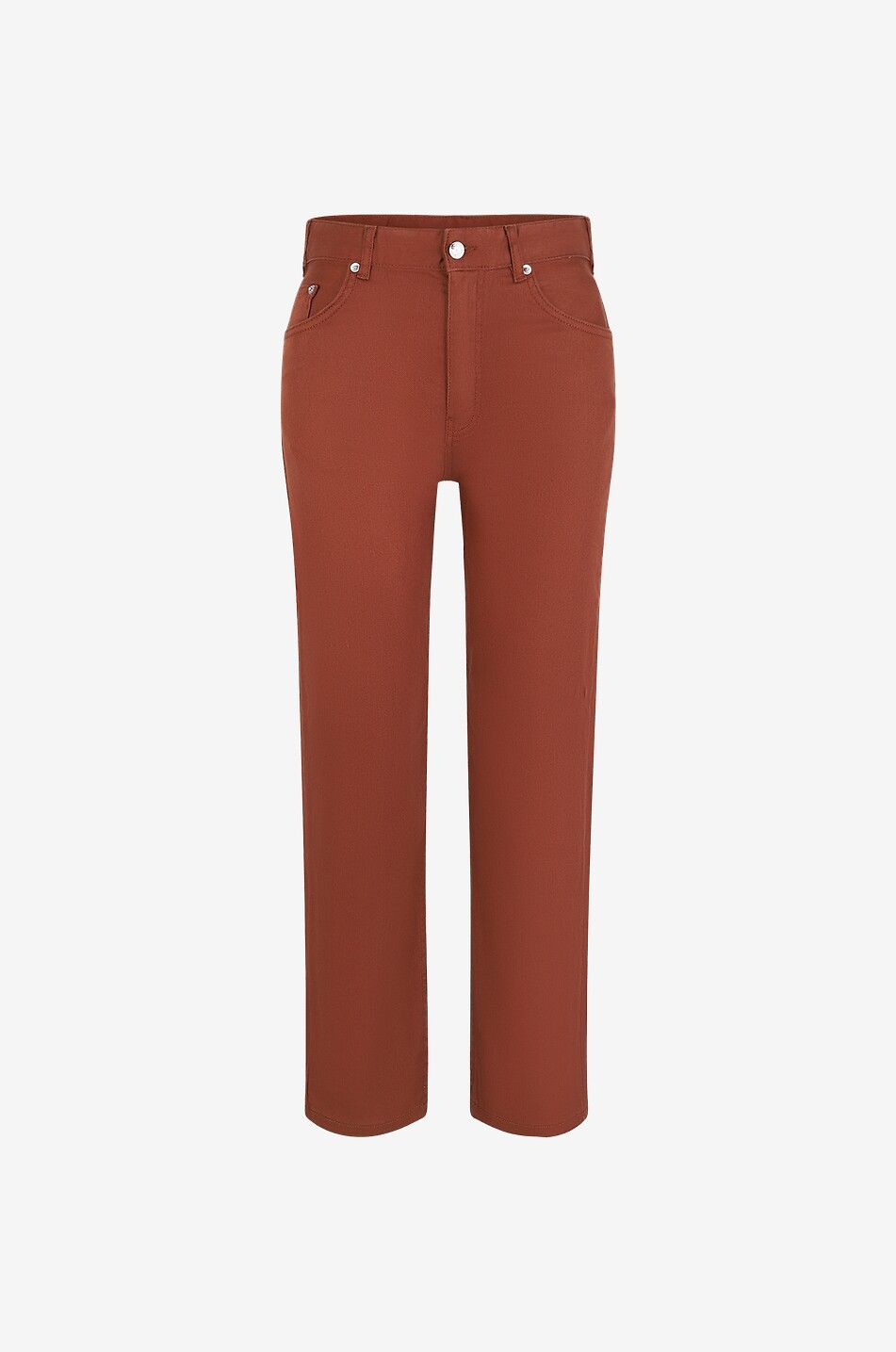Pantalon droit en coton Timael