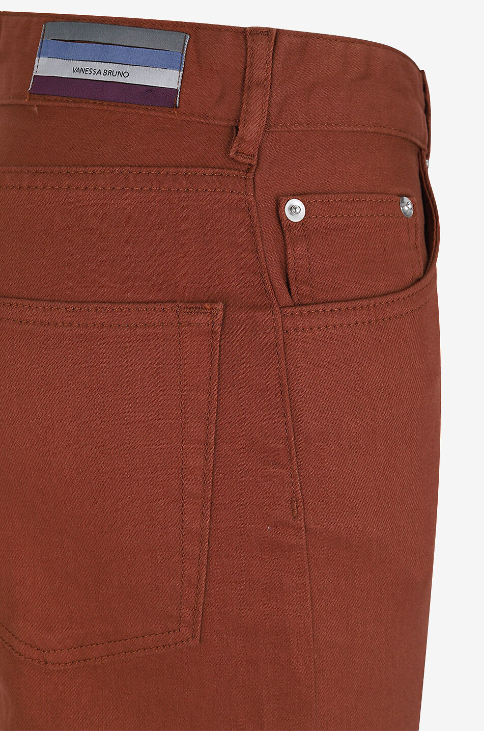 Gerade Hose aus Baumwolle Timael
