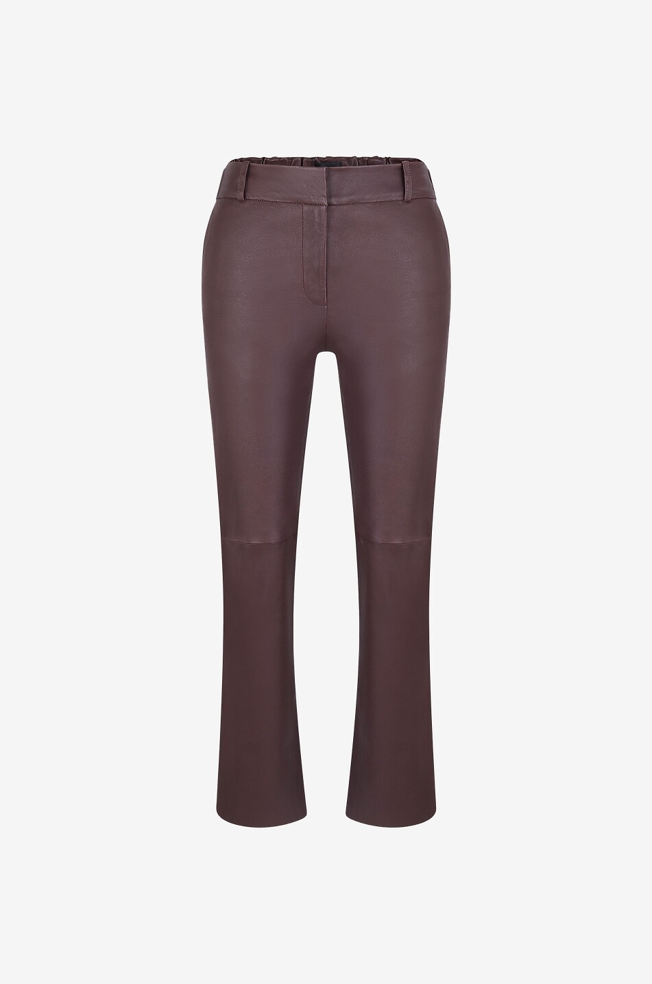 Jen leather slim fit trousers