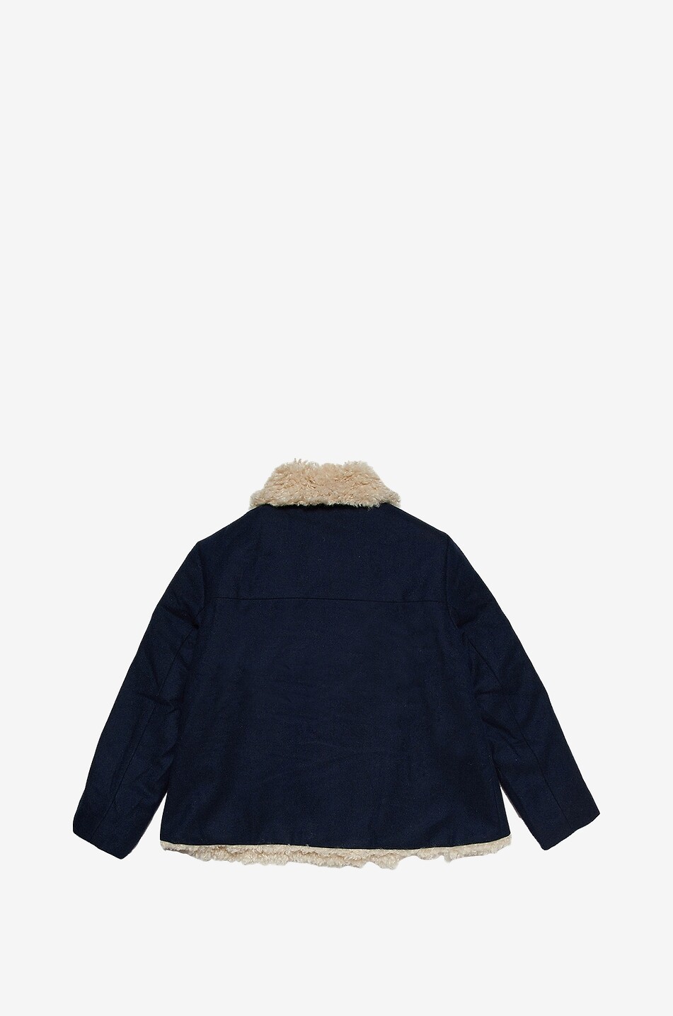 MARNI Manteau court fille à boutonnage double Fille BLEU FONCE 2
