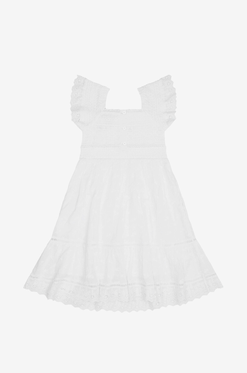 Olga girls' cotton short-sleeved dress