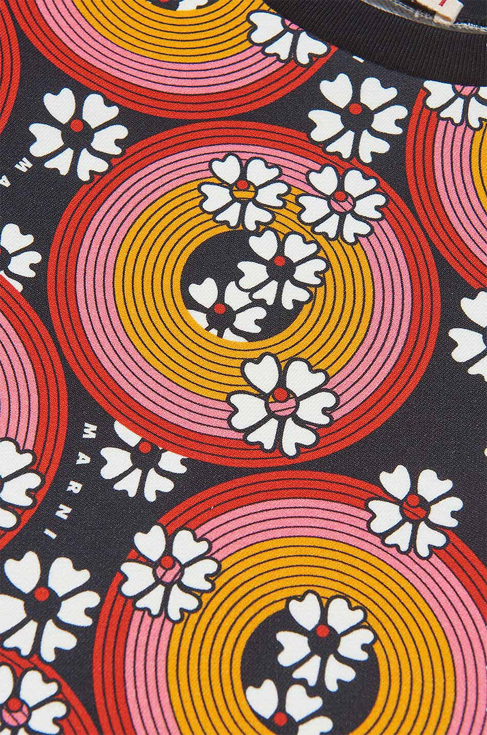 MARNI Sweat-shirt boxy fille Flowers & Circles Fille MULTICOLORE 4