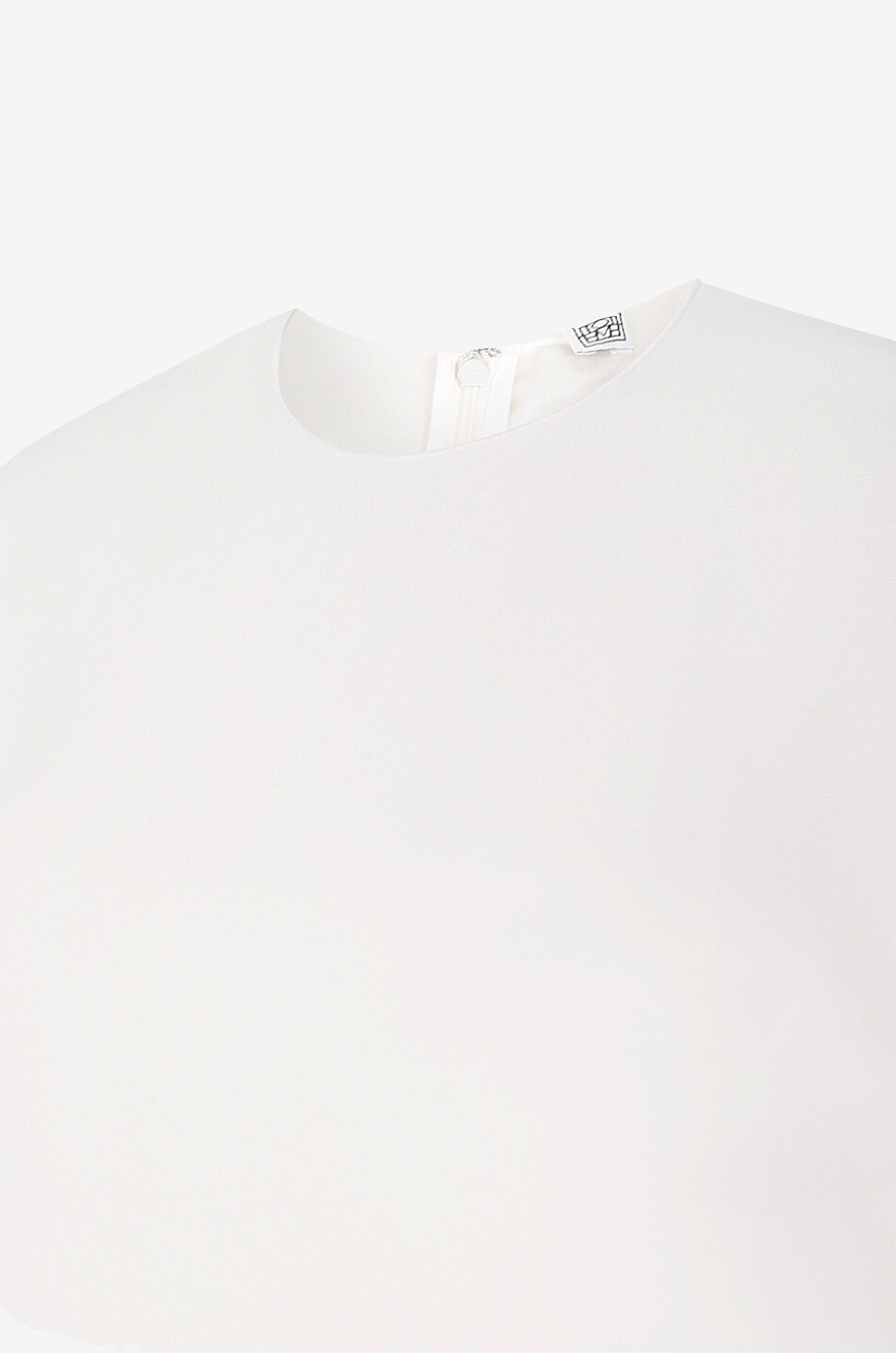 TOTEME Crêpe-Top Side-Drape Damen CREMEFARBEN 3