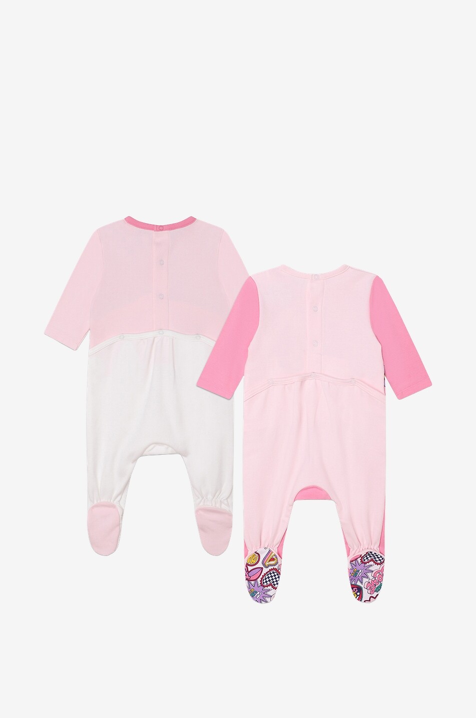 MARC JACOBS Coffret de deux pyjamas en coton bébé Bébé ROSE 2