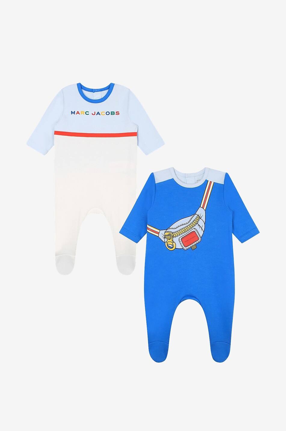 Set of two baby cotton pyjamas