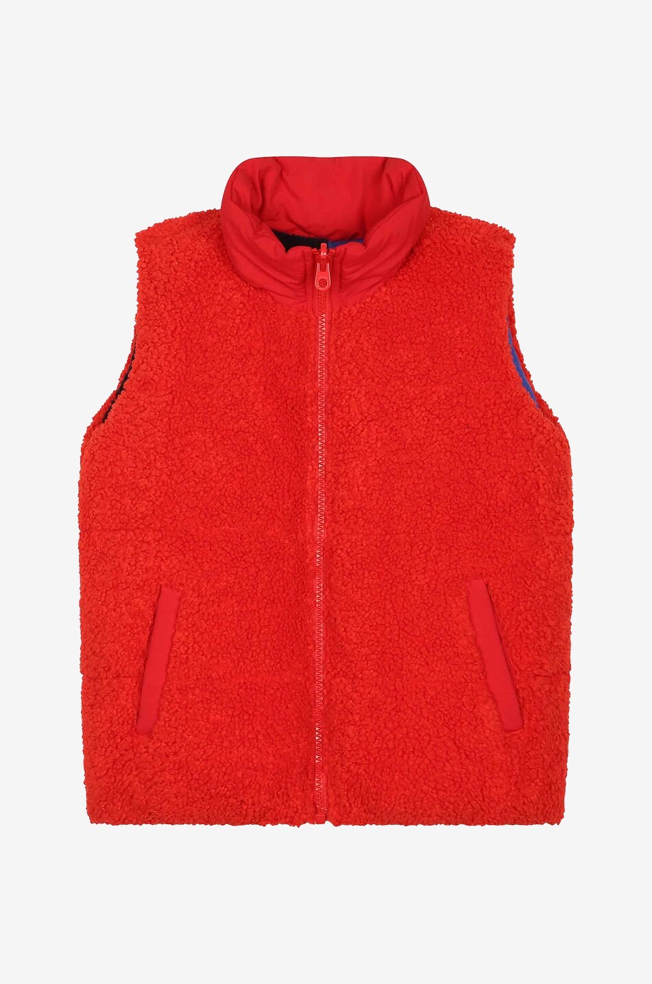 Ärmellose Jungen-Daunenjacke Colour Block