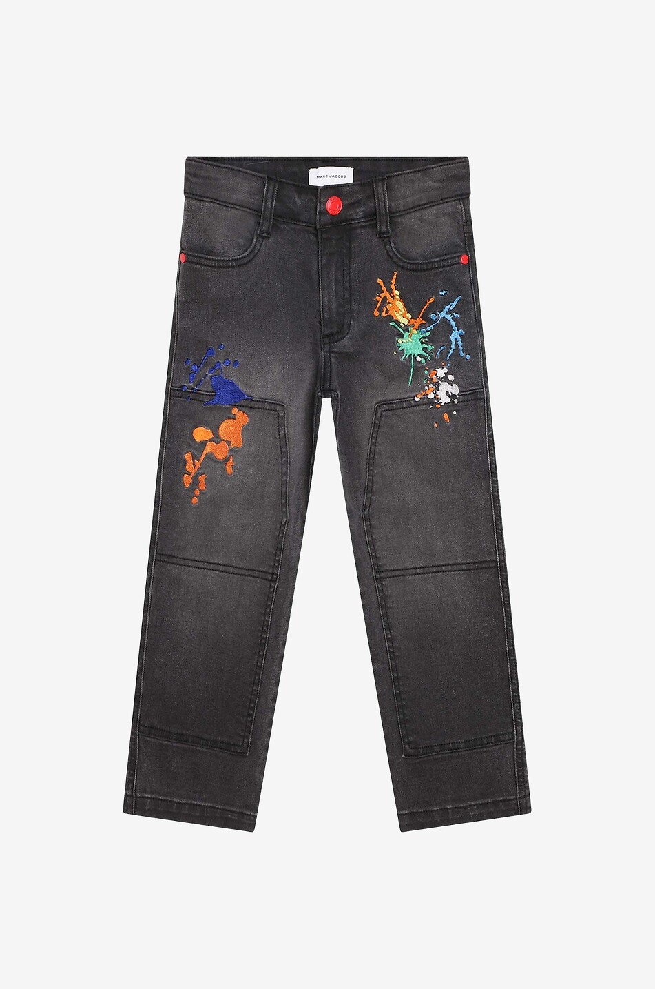 Jean en coton garçon Paint Splash