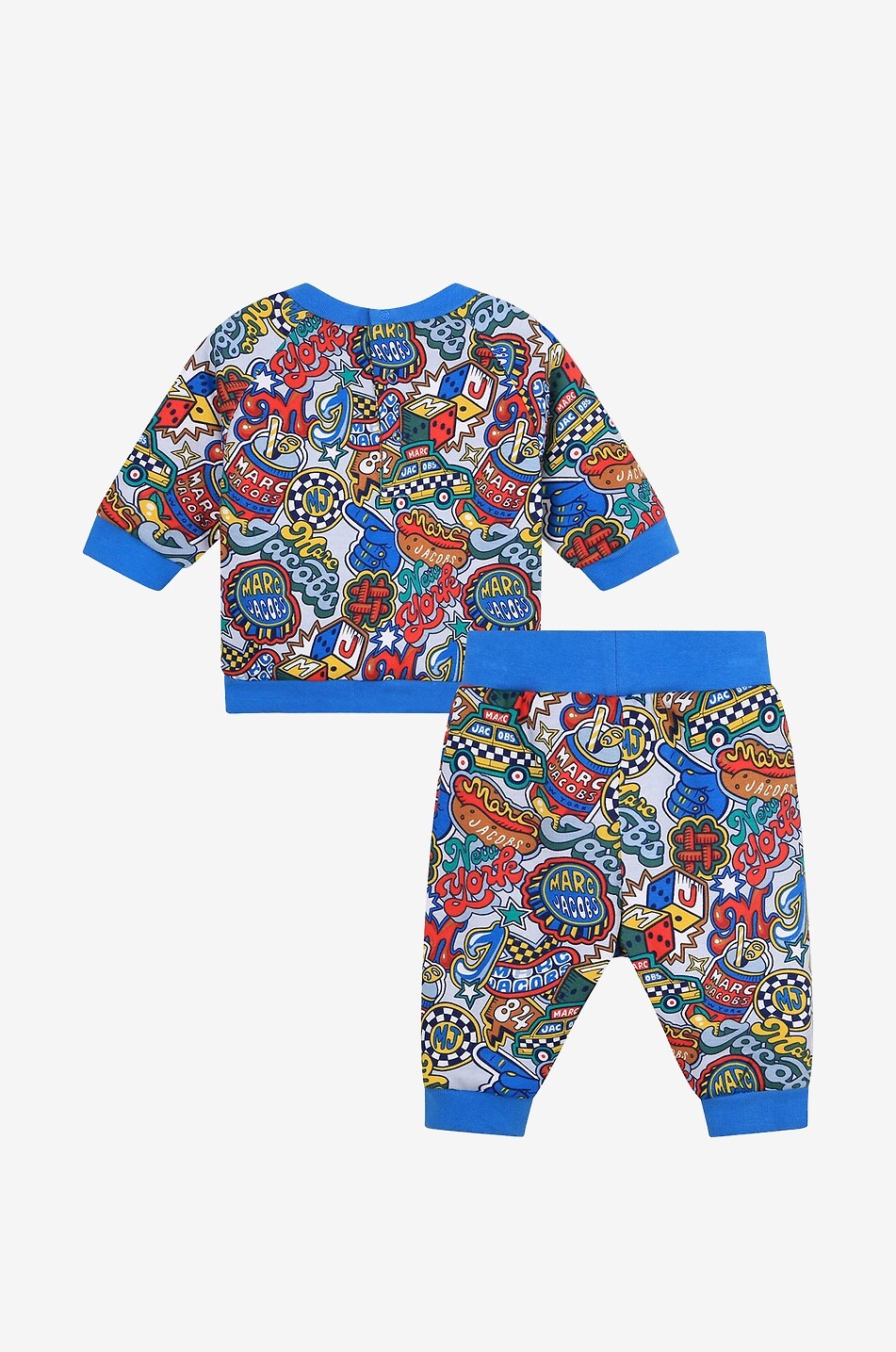 MARC JACOBS Printed baby jogging suit Baby BLUE 2