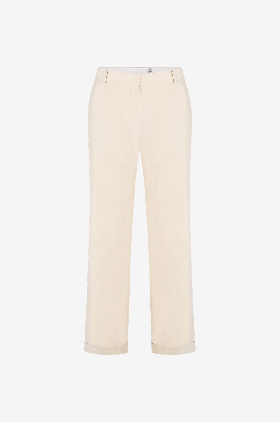 Gerade Hose mit halbhohen Bund Tailored Herringbone Suit