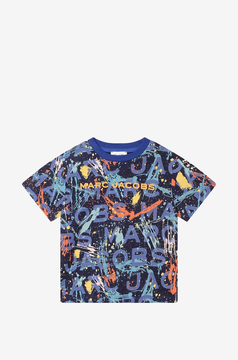 T-shirt à manches courtes en coton garçon Paint Splash