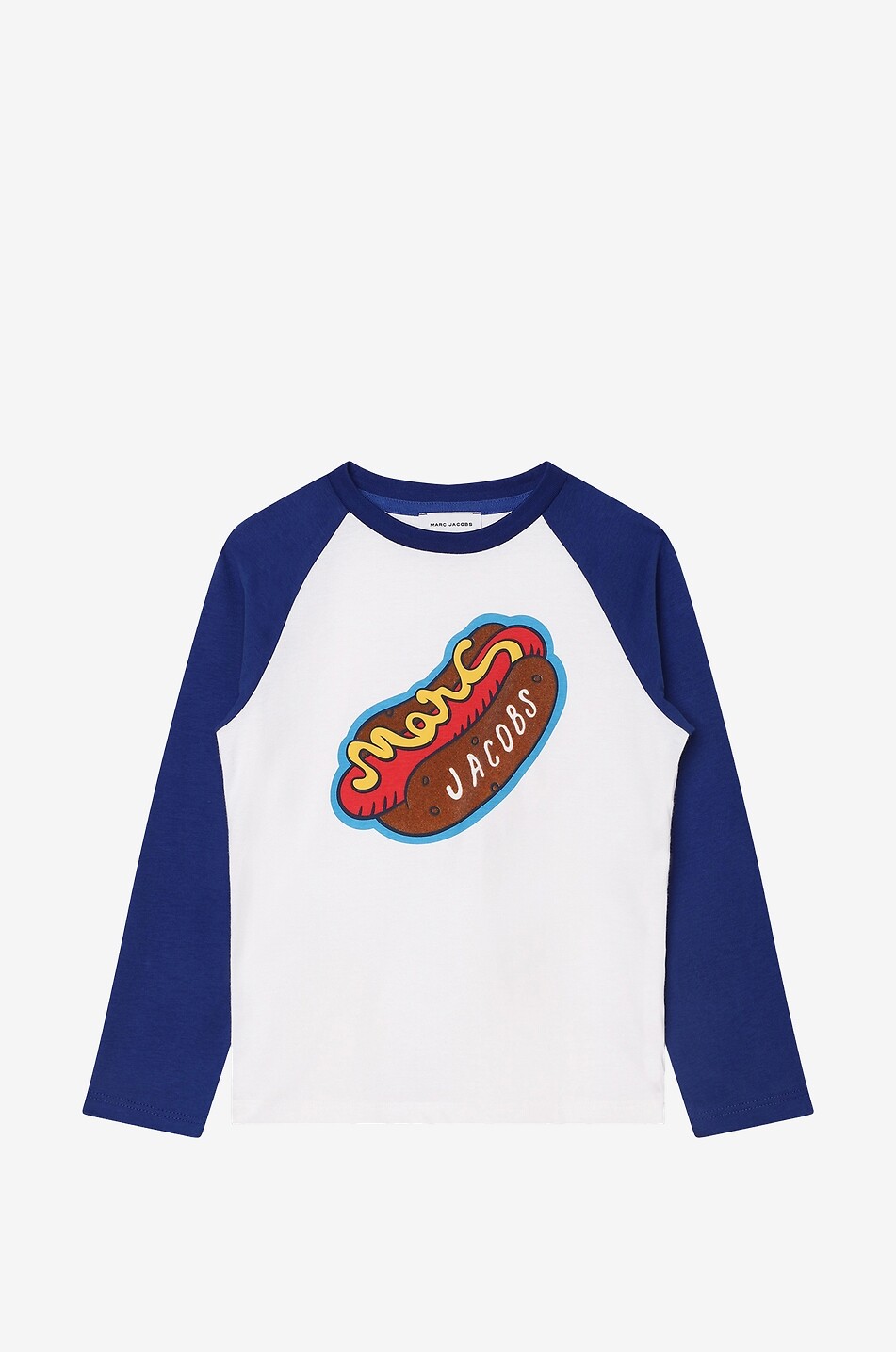 Langärmeliges Jungen-T-Shirt aus Baumwolle Hot Dog