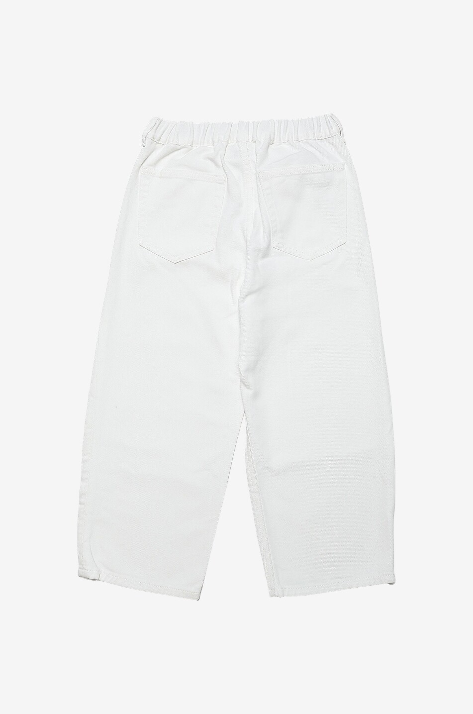 MM6 KIDS Kinder-Karottenjeans mit hohem Bund MM6 Junge WEISS 2