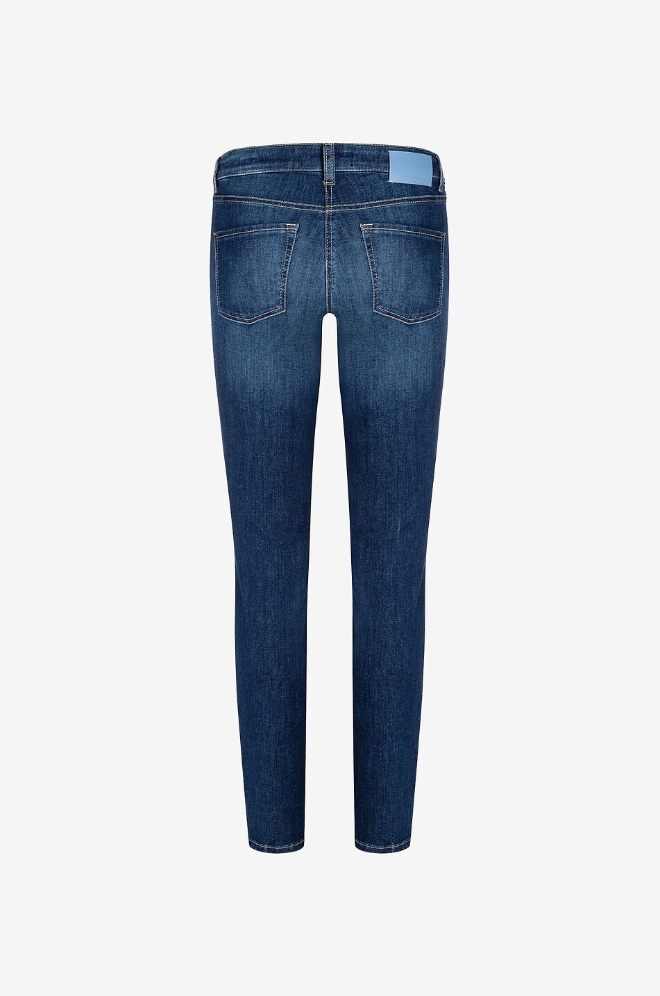 Jean skinny délavé en coton Piper