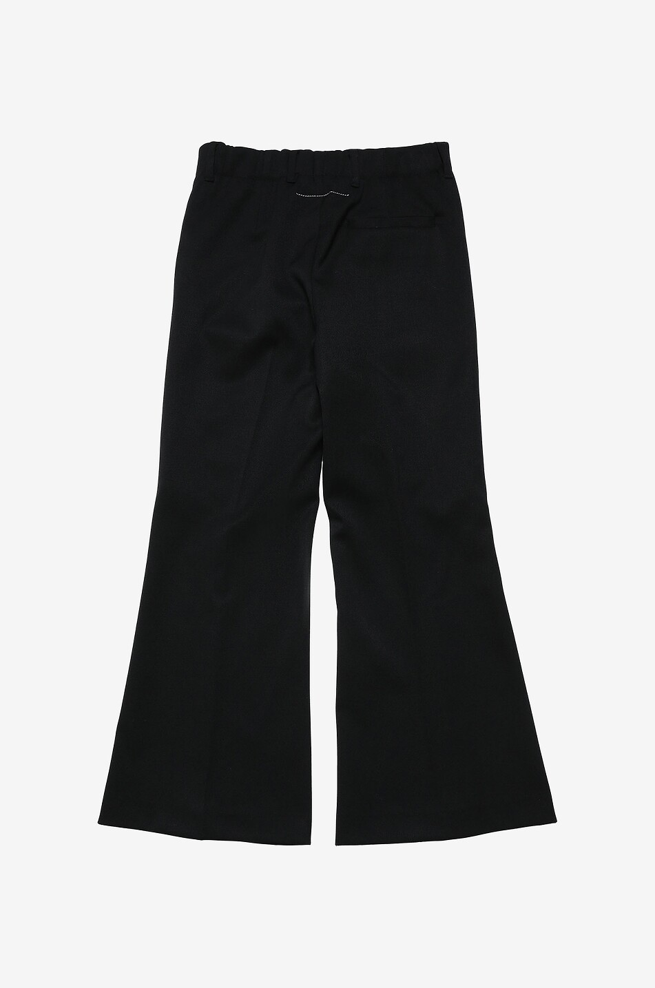 MM6 KIDS 6 children's flared twill trousers Boy BLACK 2