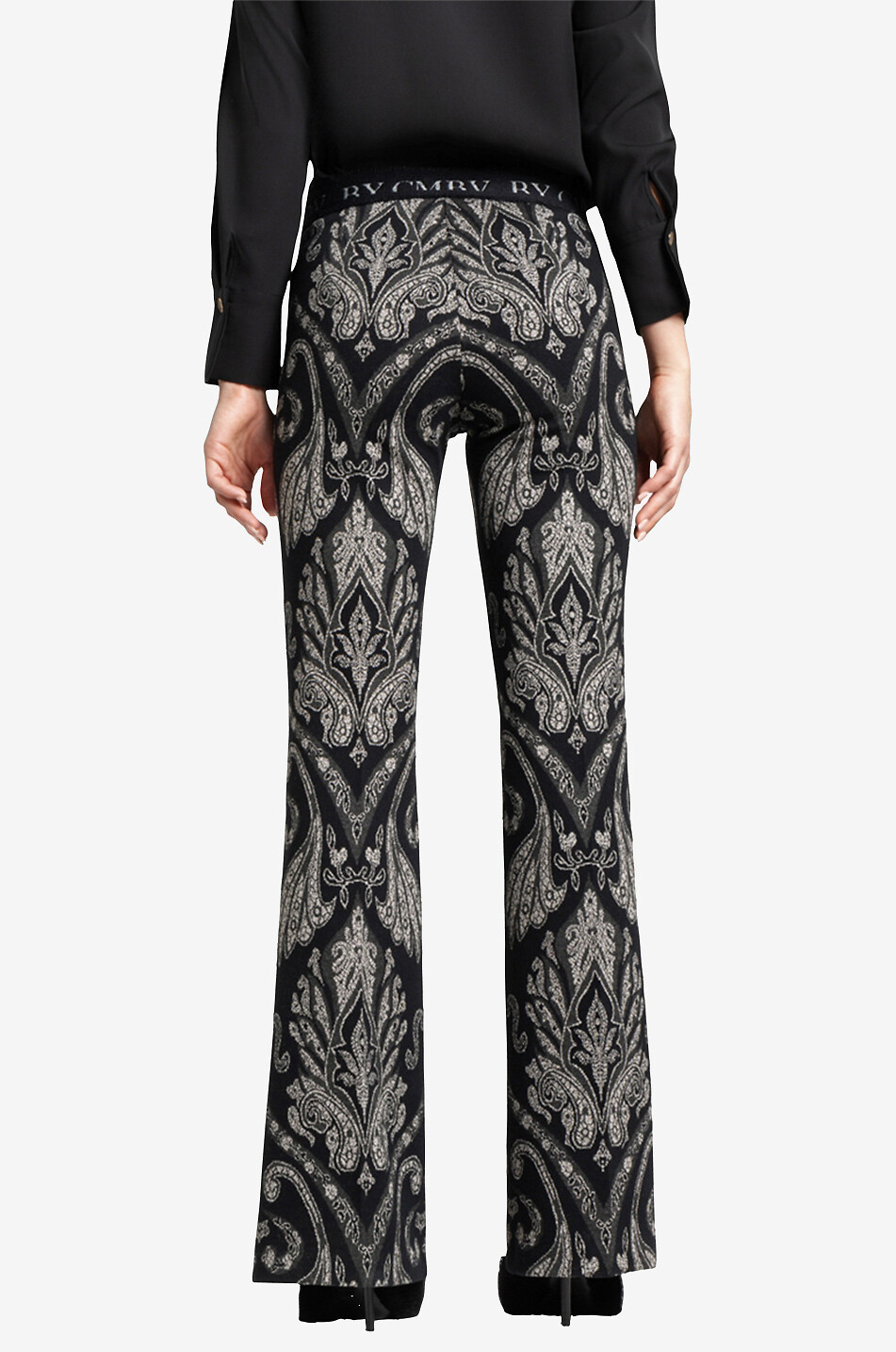 CAMBIO Pantalon large à motif Francis Femme MULTICOLORE 3
