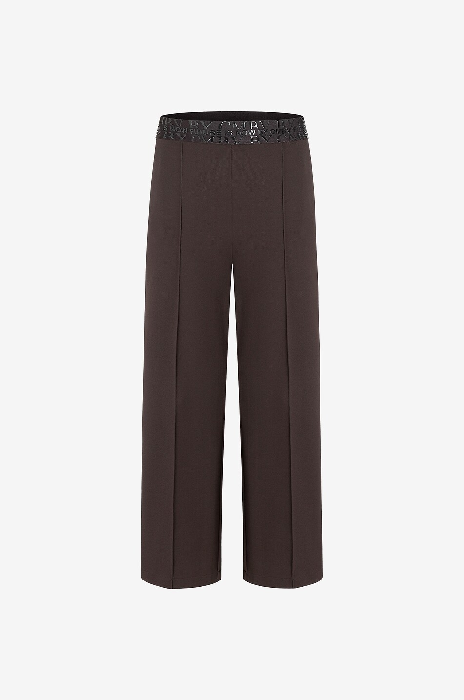 CAMBIO Verkürzte weite Hose Cameron Damen MITTELBRAUN 1