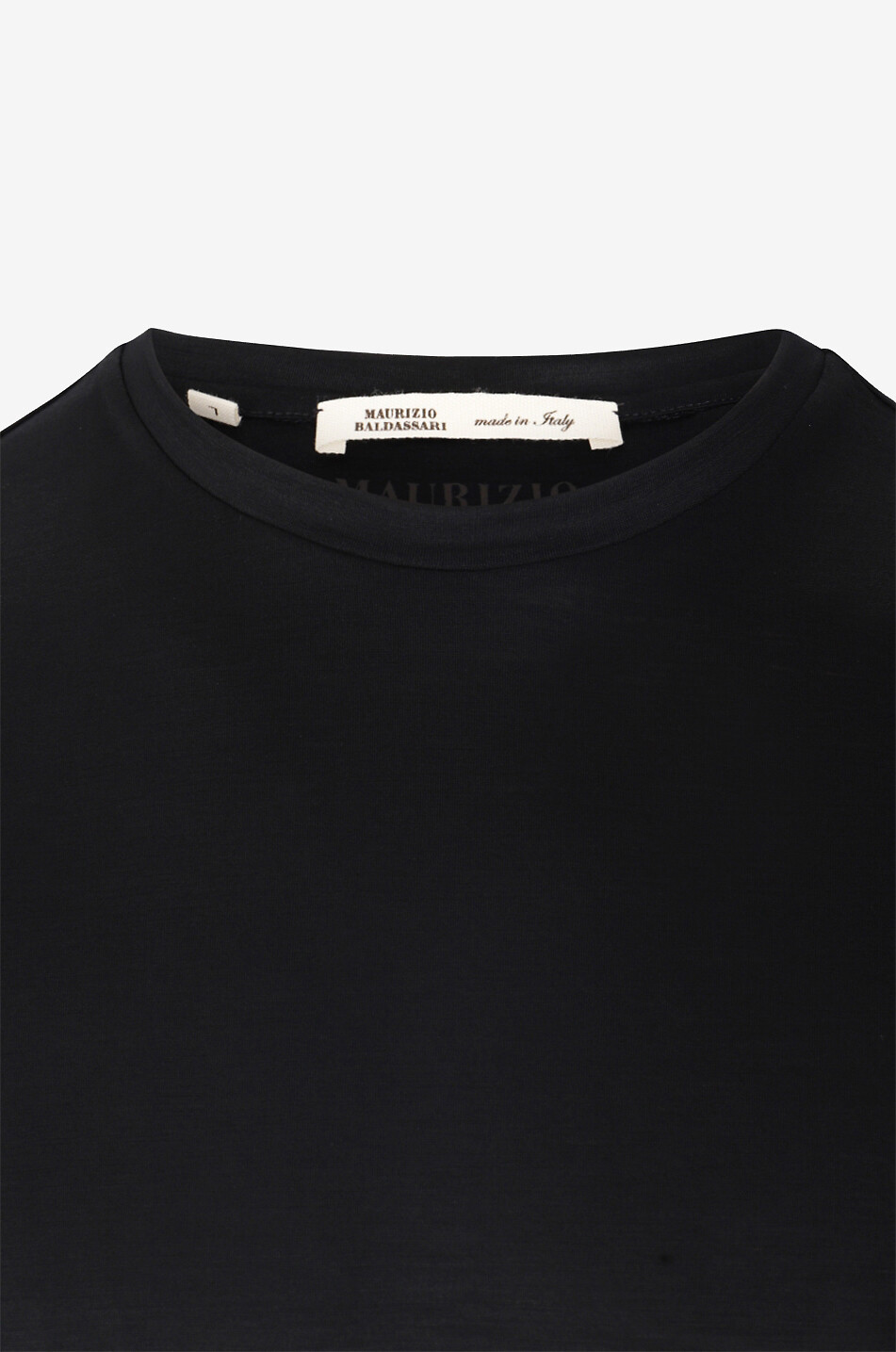 MAURIZIO BALDASSARI T-shirt à manches courtes en laine vierge Homme NOIR 3