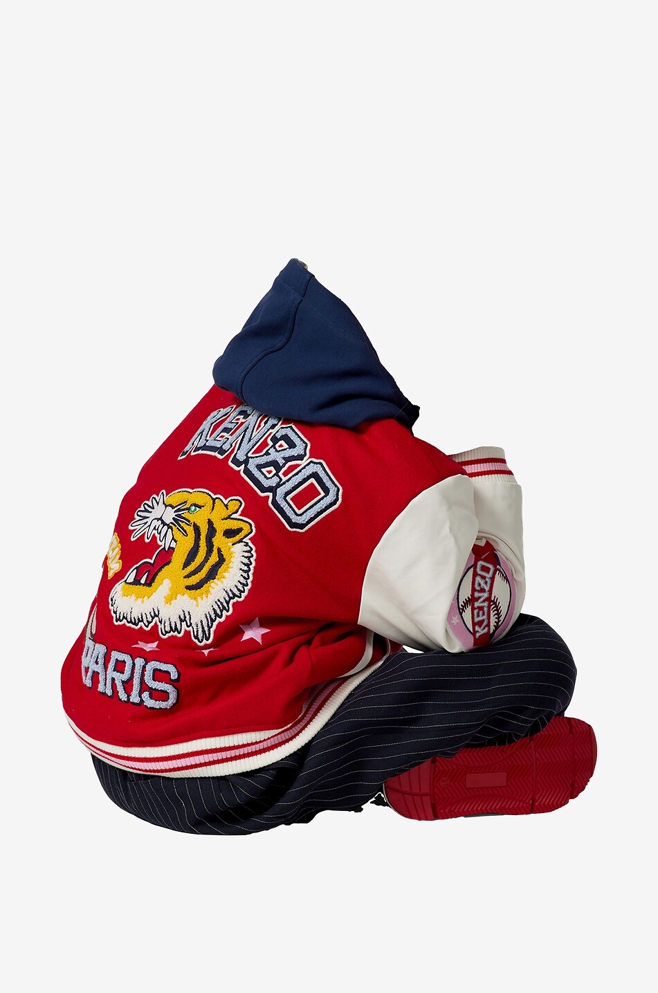 Kenzo Club 1990 girls' wool varsity jacket