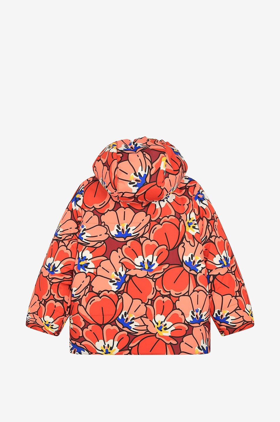 KENZO Doudoune réversible en laine fille Ikebana Cartoon Flower Fille MULTICOLORE 3