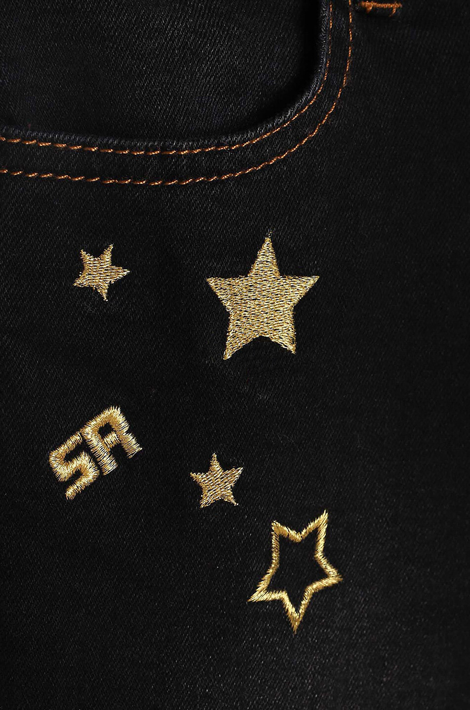 Mädchen-Jeans aus Baumwolle Étoiles