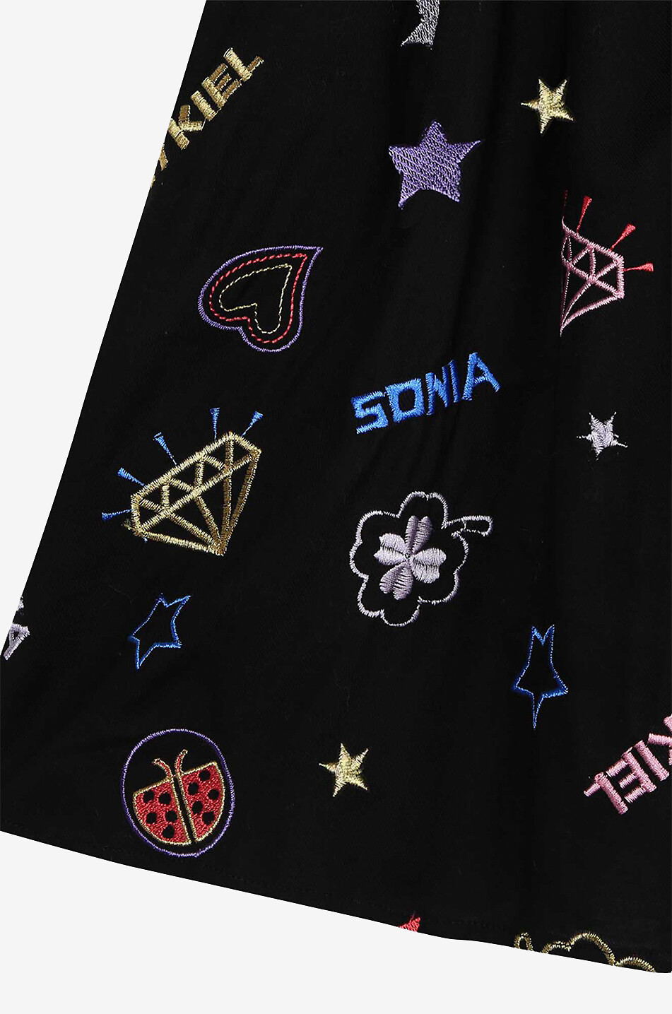 SONIA RYKIEL Jupe en viscose fille brodée Fille MULTICOLORE 4