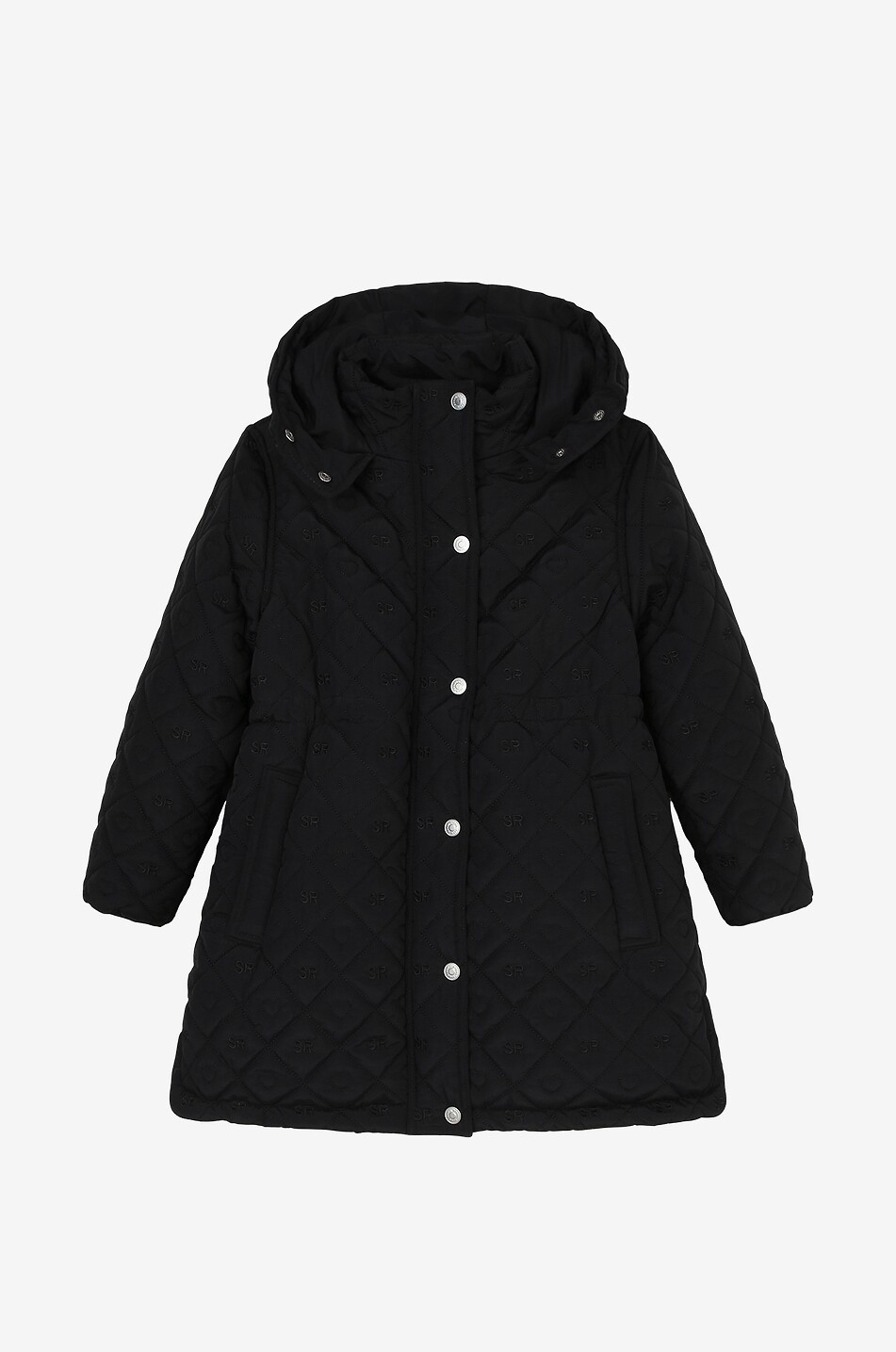 Girls' quilted coat