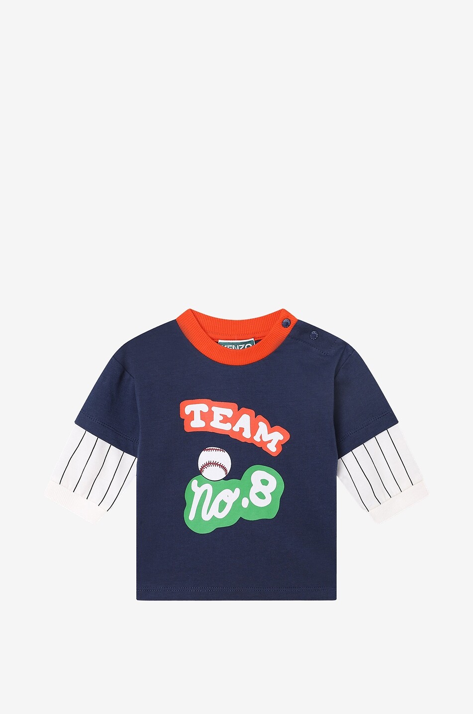 Baby-T-Shirt aus Baumwolle Team N°8