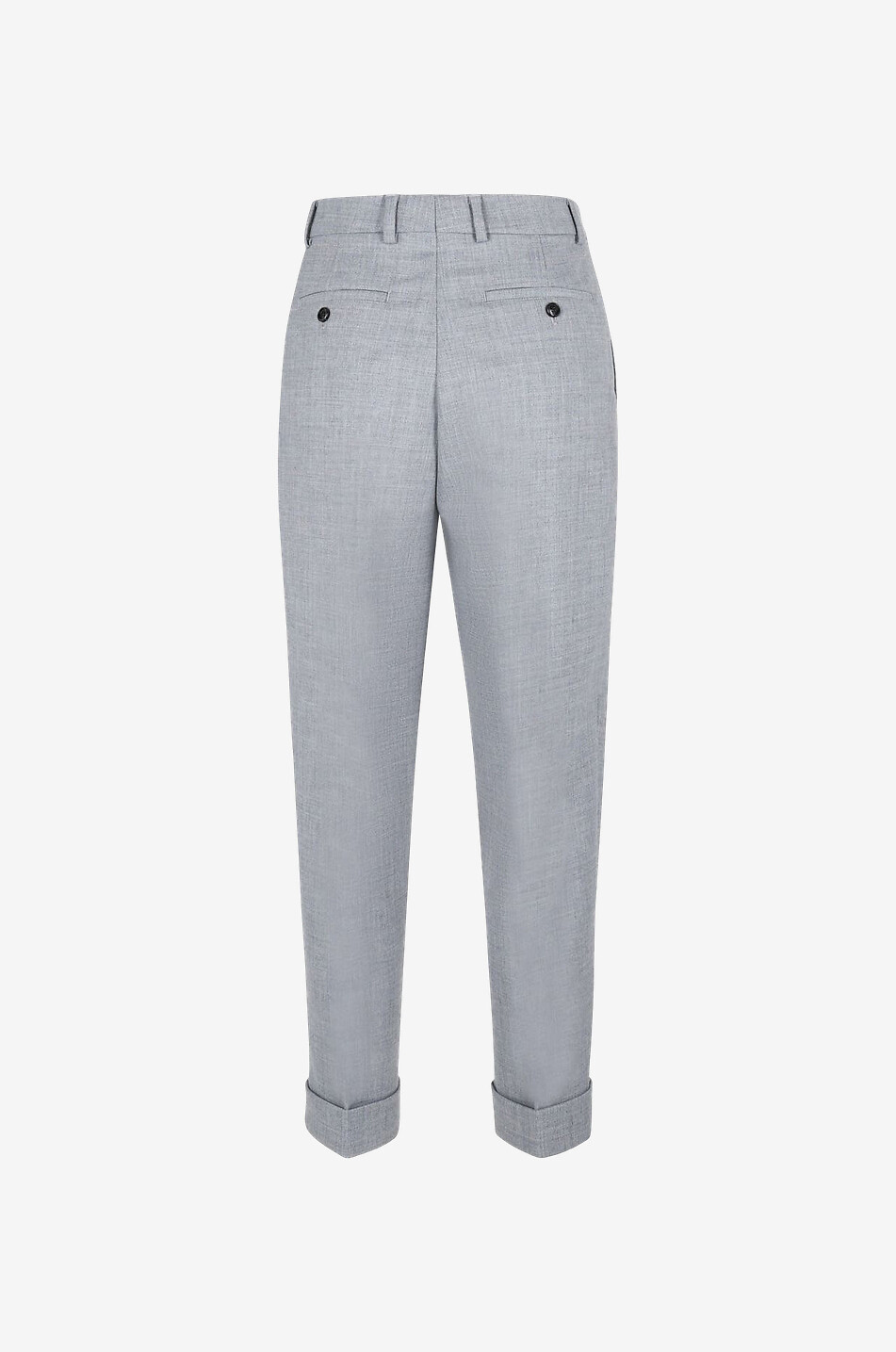 Pantalon carotte gris femme hotsell