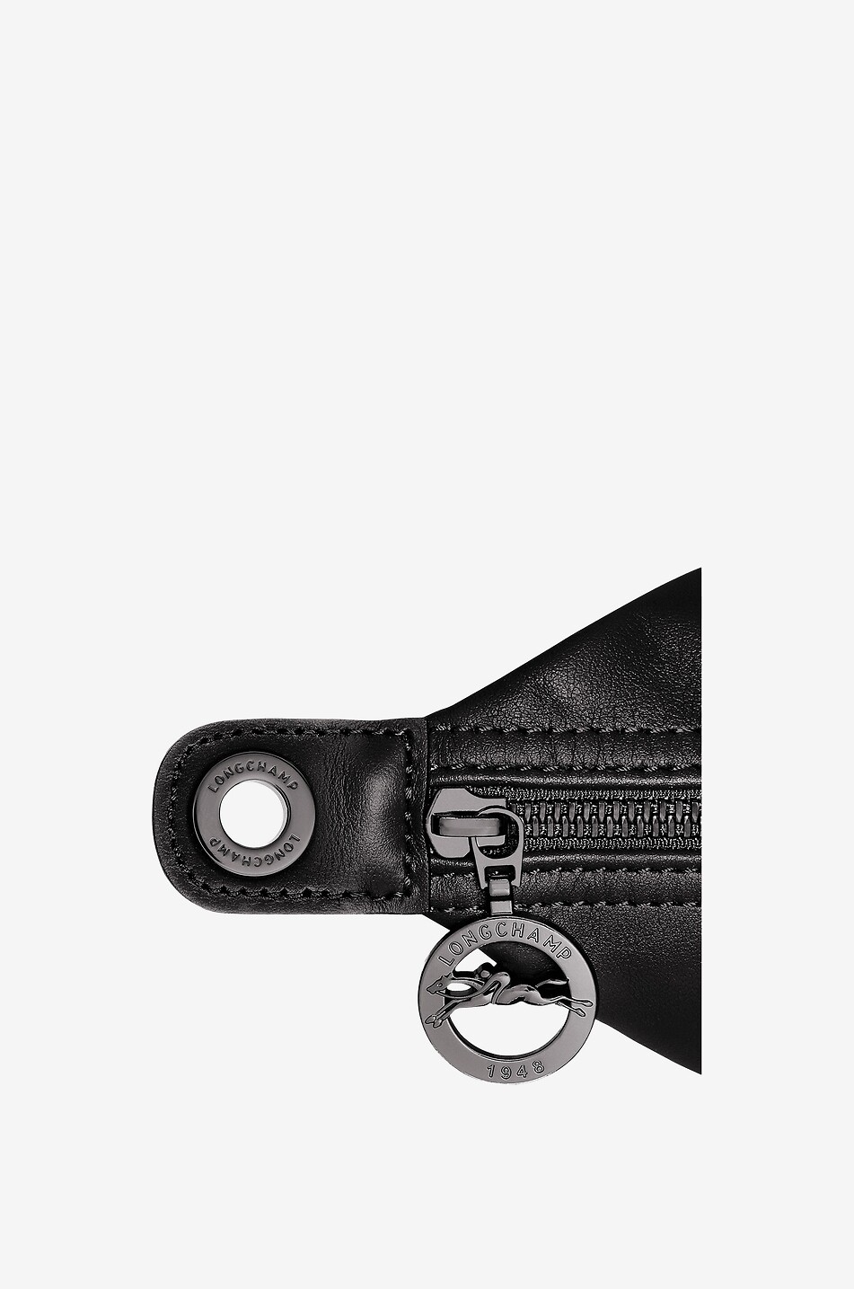 LONGCHAMP Le Pliage Xtra S smooth leather shoulder bag Women BLACK 4