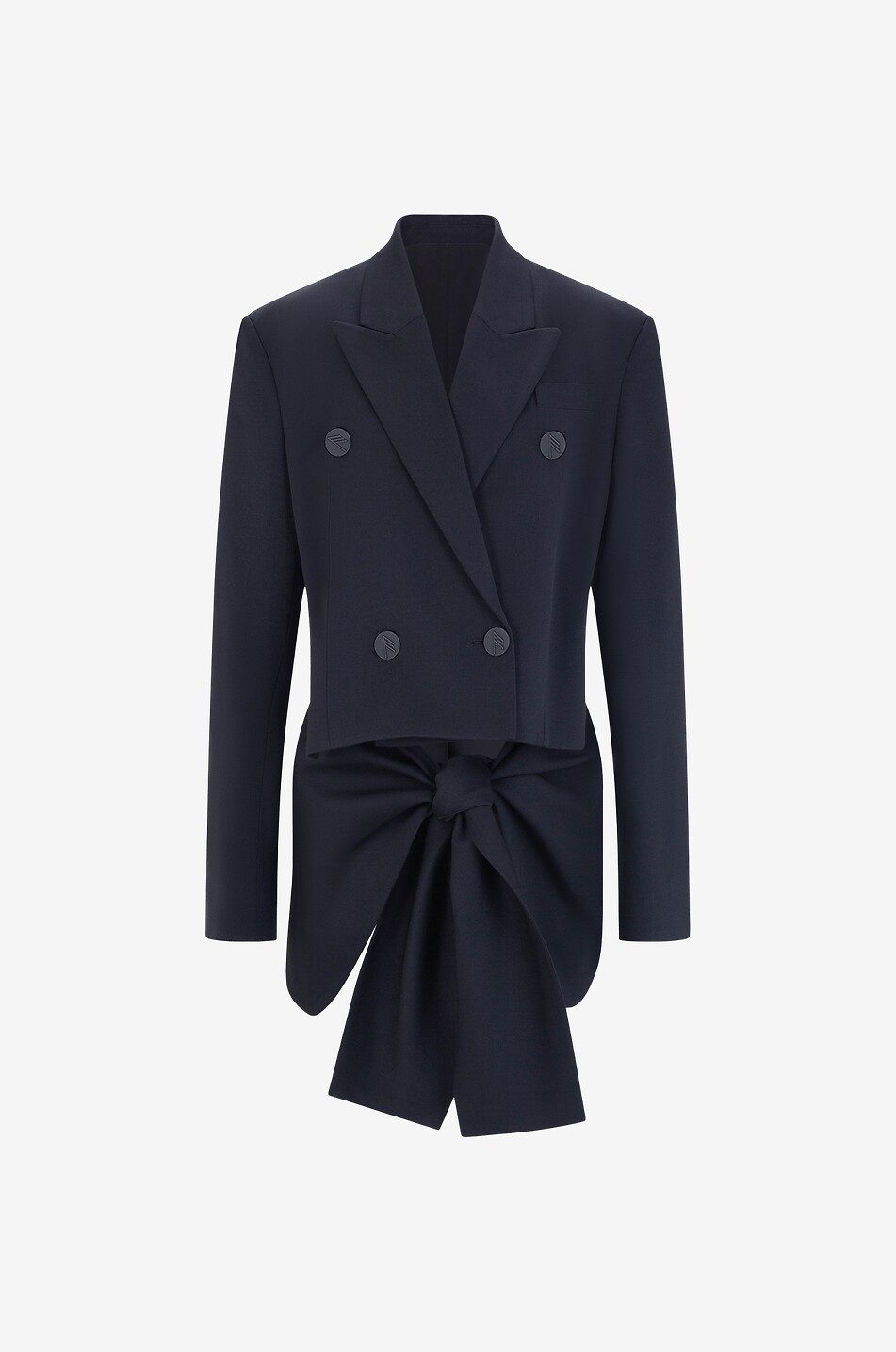 Blazer déstructuré à boutonnage double