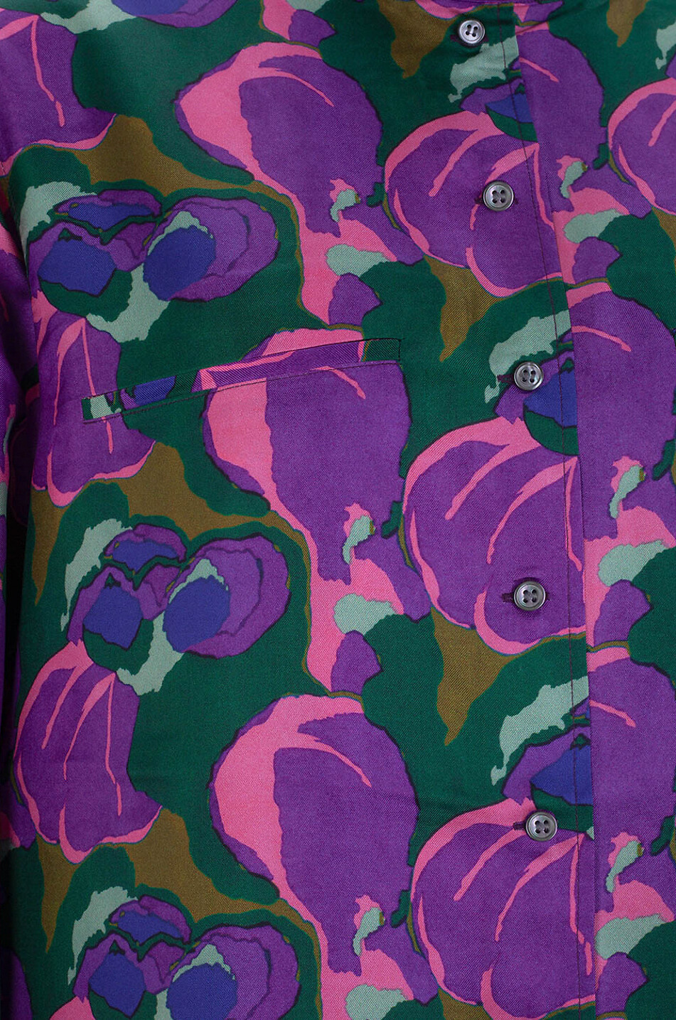 SOEUR Blouse fleurie en soie Violon Femme MULTICOLORE 3