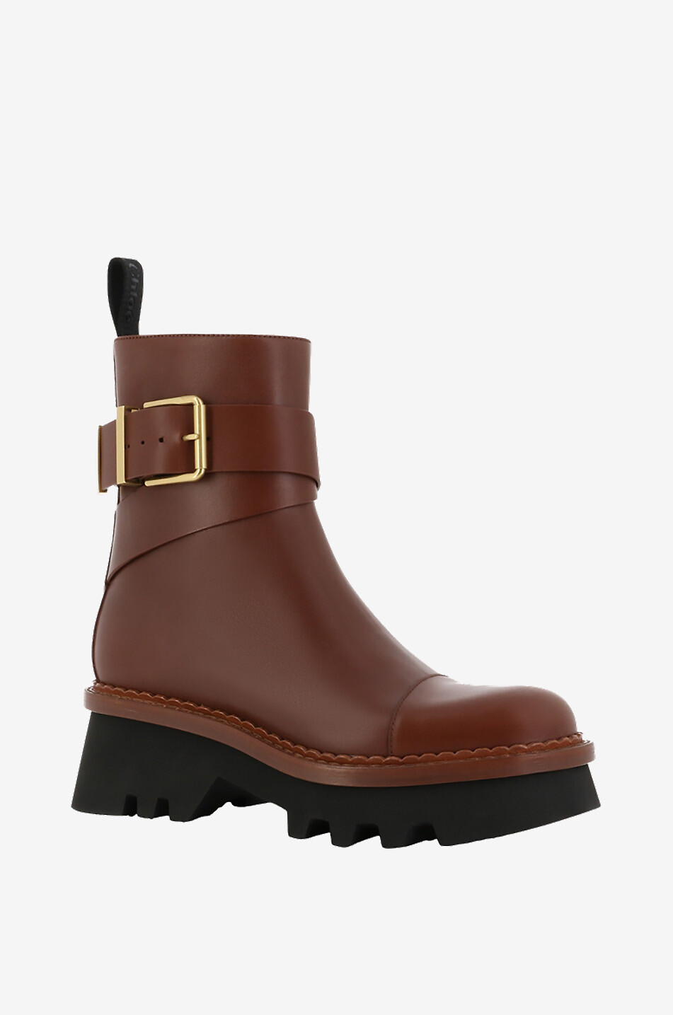 Owena platform boots with buckle