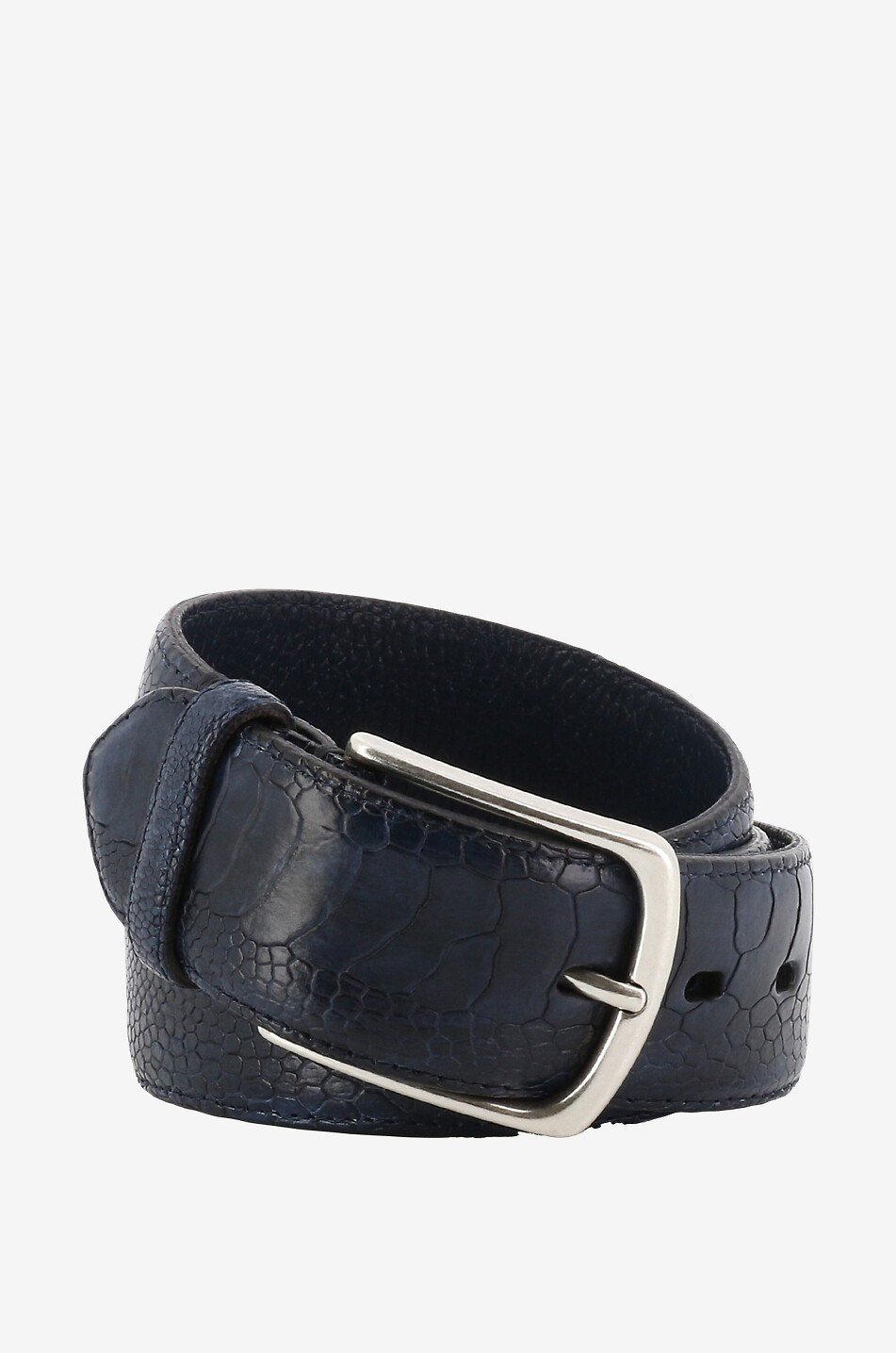 Ceinture en cuir d autruche Zampa Struzzo