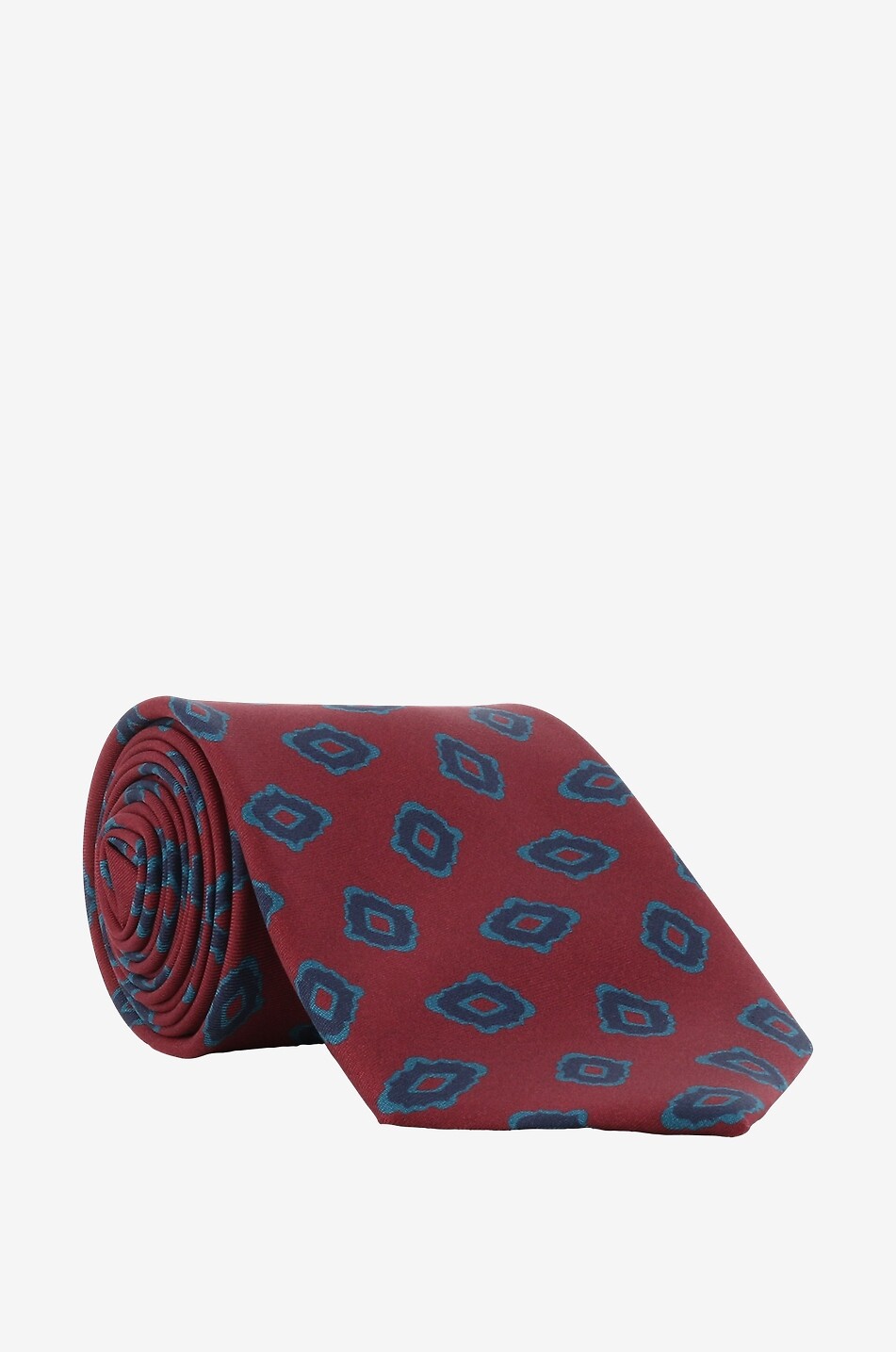 Cravate imprimée en soie