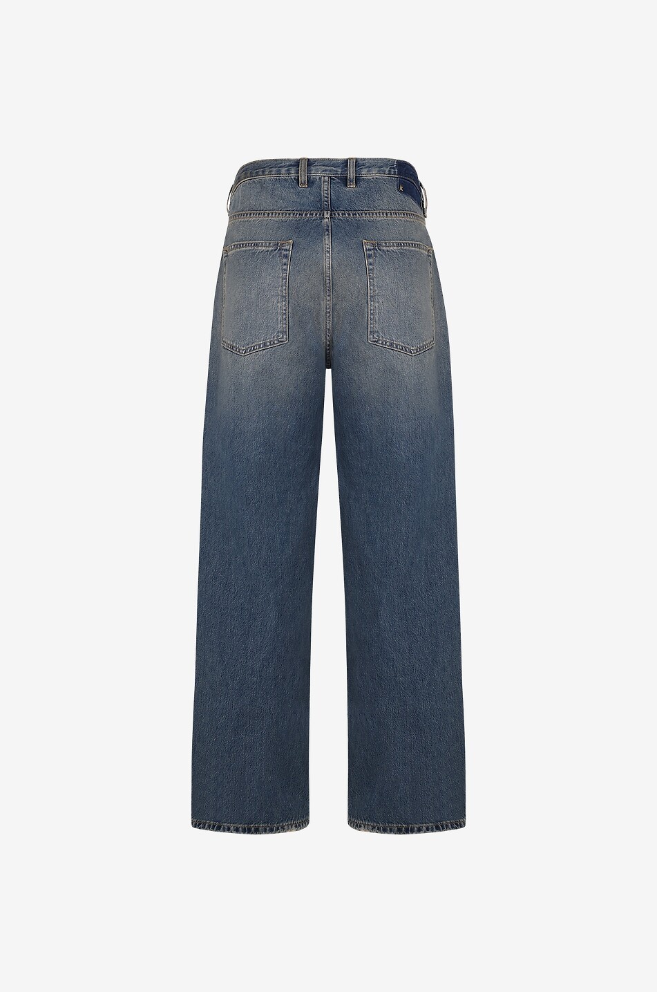 Lässig gerade ausgewaschene Jeans Skate Medium Dirty Wash