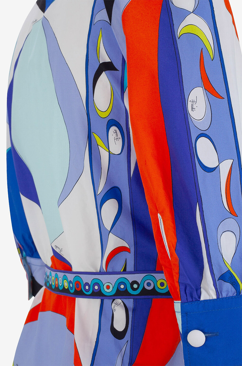 PUCCI Mini-Tunikakleid aus Popeline Pesci Damen BUNT 3