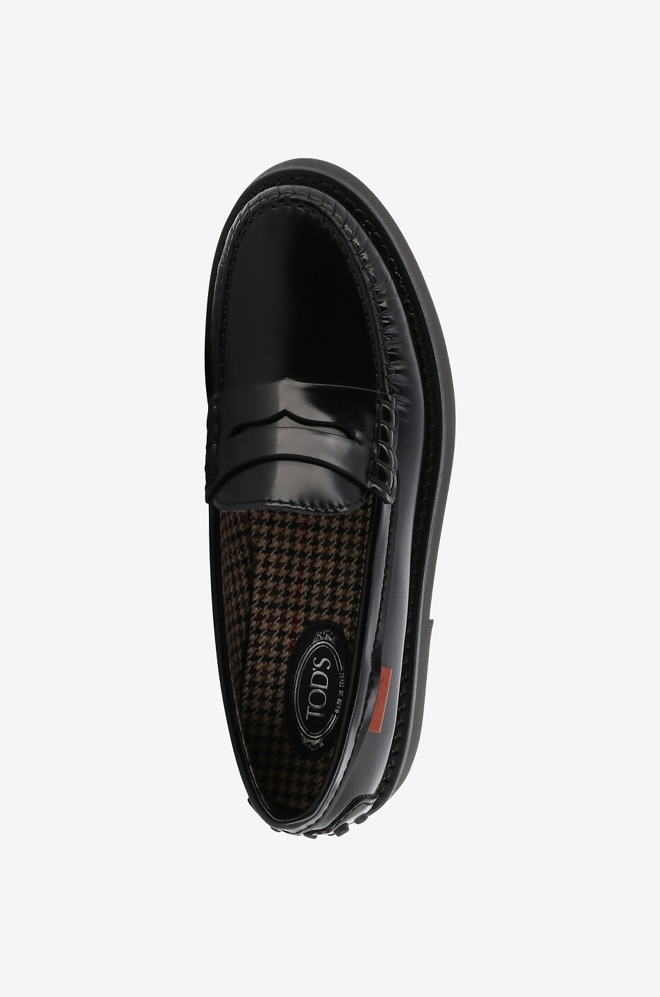 TOD'S Shiny platform loafers with Gommino detail Women BLACK 5