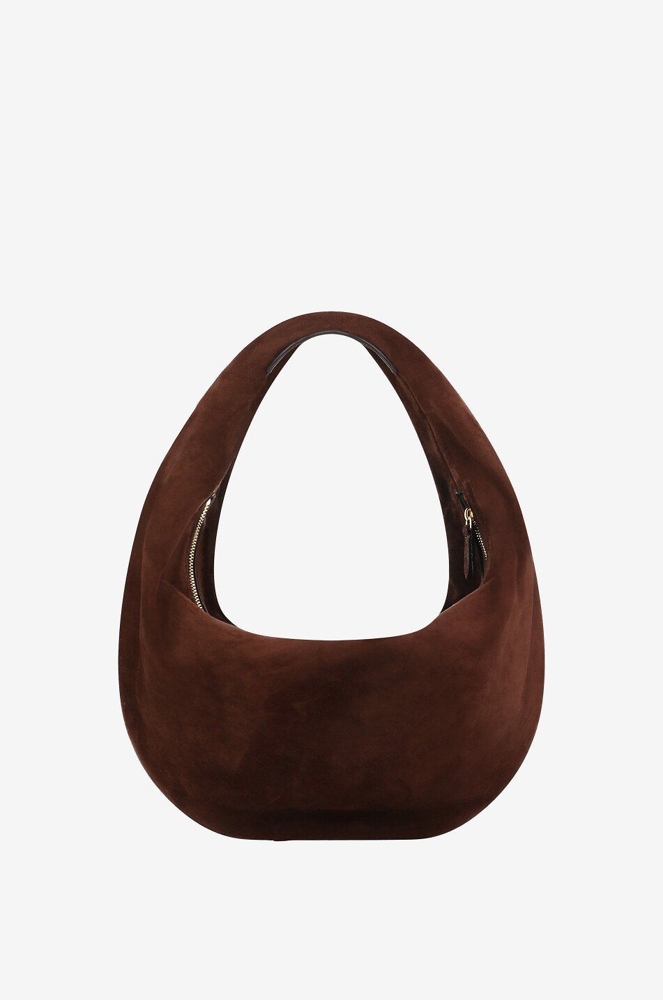 KHAITE Sac hobo en daim Olivia Medium Femme MARRON 3