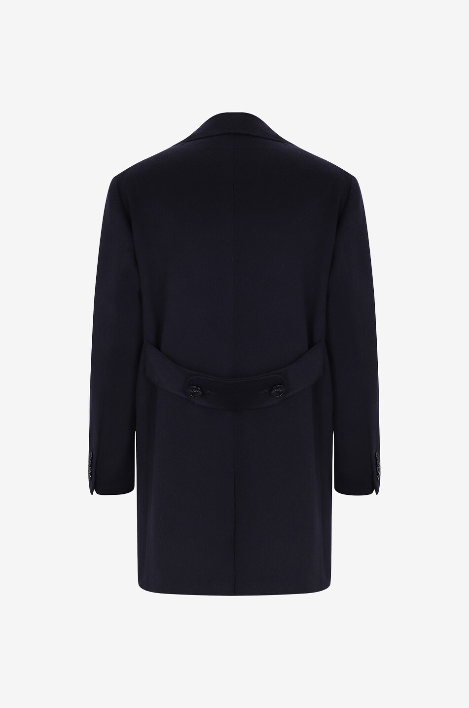 KITON Single-breasted short cashmere coat Men DARK BLUE 2