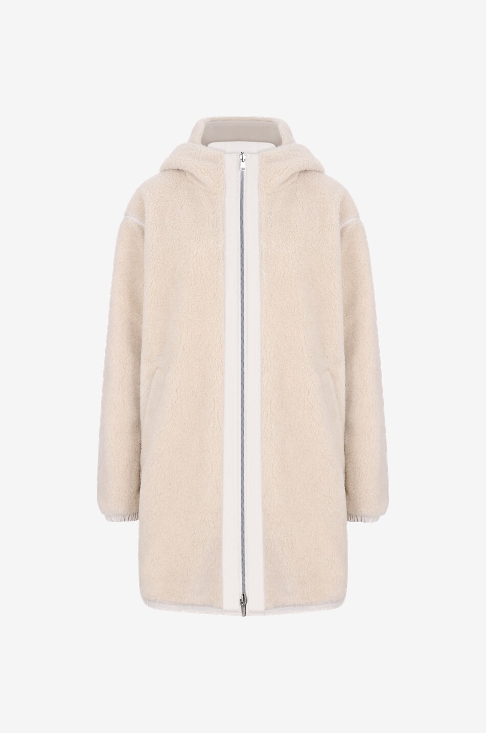 Teddy reversible wool parka